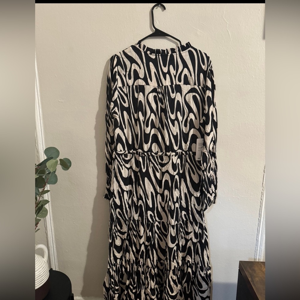 Saint and Sophia swirl Olivia zip up dress size us14 new with tags